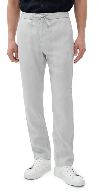 Frescobol Carioca Oscar Linen Chinos | Thumbnail 1 Frescobol Carioca Oscar Linen Chinos | Thumbnail 1