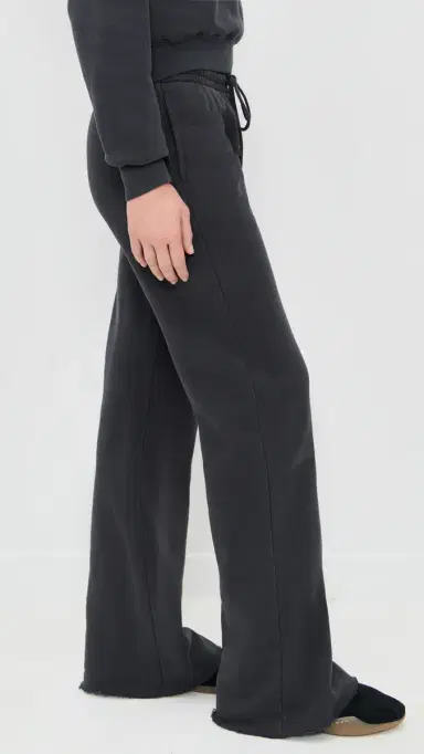 RE/DONE Flare Sweatpants Black | Thumbnail 4 RE/DONE Flare Sweatpants Black | Thumbnail 4