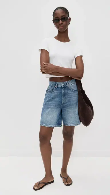 LE BOP Eloise Solid Crop Tee | Thumbnail 5 LE BOP Eloise Solid Crop Tee | Thumbnail 5