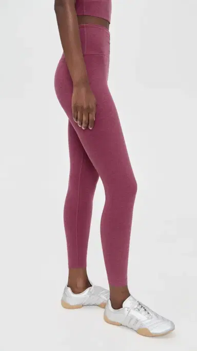 Beyond Yoga Spacedye Centered Midi eggings Smooth Mauve Heather | Thumbnail 4 Beyond Yoga Spacedye Centered Midi eggings Smooth Mauve Heather | Thumbnail 4