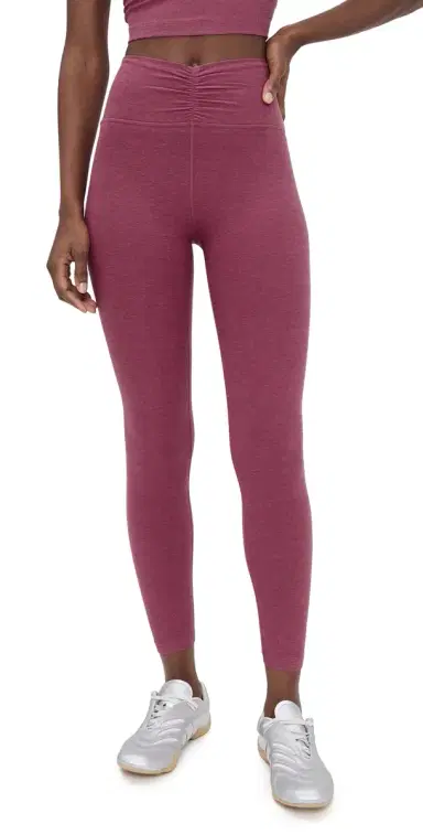 Beyond Yoga Spacedye Centered Midi eggings Smooth Mauve Heather | Thumbnail 1 Beyond Yoga Spacedye Centered Midi eggings Smooth Mauve Heather | Thumbnail 1