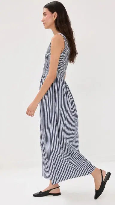 Hill House Home Cosima Nap Dress Navy Stripe | Thumbnail 4 Hill House Home Cosima Nap Dress Navy Stripe | Thumbnail 4