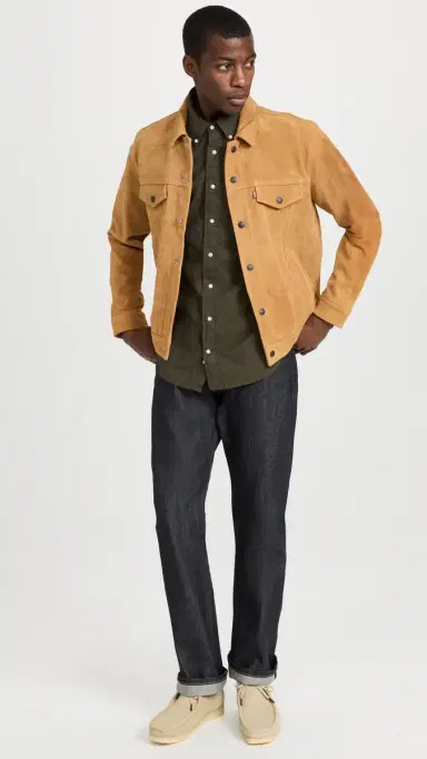 Gitman Vintage Classic Cotton Flannel Shirt Olive | Thumbnail 5 Gitman Vintage Classic Cotton Flannel Shirt Olive | Thumbnail 5