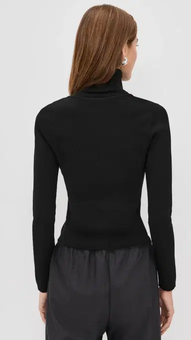 LE BOP Trompe L'oeil Layered Turtleneck Black | Thumbnail 3 LE BOP Trompe L'oeil Layered Turtleneck Black | Thumbnail 3