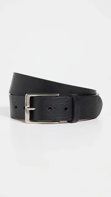 Shinola Lightning Bolt Keeper Leather Belt Black 38 | Thumbnail 2 Shinola Lightning Bolt Keeper Leather Belt Black 38 | Thumbnail 2