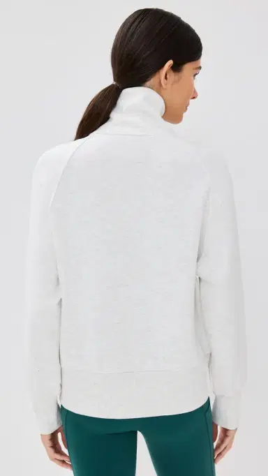 Varley Roxbury Zip Through Sweatshirt Marl | Thumbnail 3 Varley Roxbury Zip Through Sweatshirt Marl | Thumbnail 3