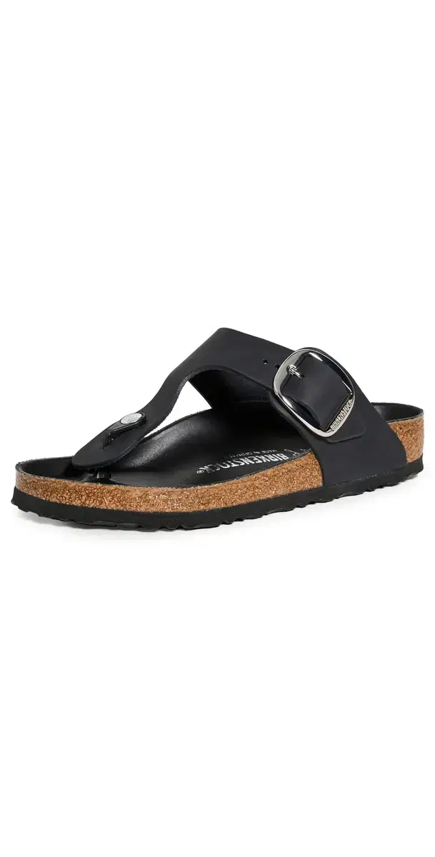 Gizeh Big Buckle Sandals Black Gizeh Big Buckle Sandals Black