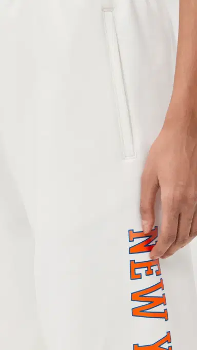 New York or Nowhere Knicks Classic Sweatpants Off White | Thumbnail 6 New York or Nowhere Knicks Classic Sweatpants Off White | Thumbnail 6