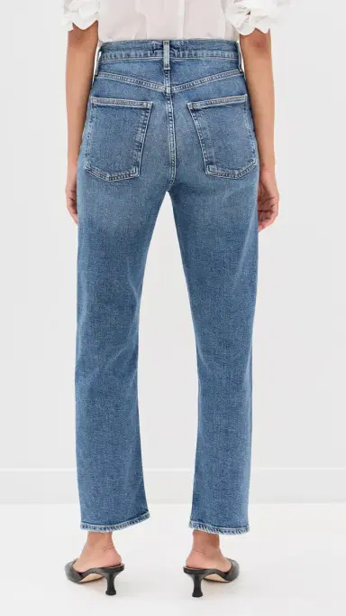 AGOLDE 90s Pinch Waist Crop Jeans Overcast 32 | Thumbnail 4 AGOLDE 90s Pinch Waist Crop Jeans Overcast 32 | Thumbnail 4