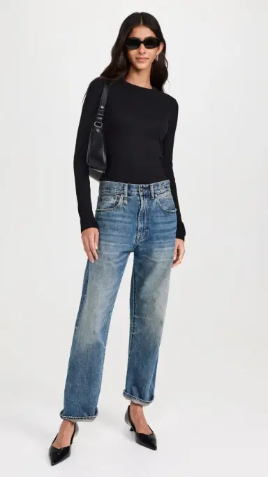 Cotton Citizen Verona Crew Shirt Jet Black | Thumbnail 5 Cotton Citizen Verona Crew Shirt Jet Black | Thumbnail 5
