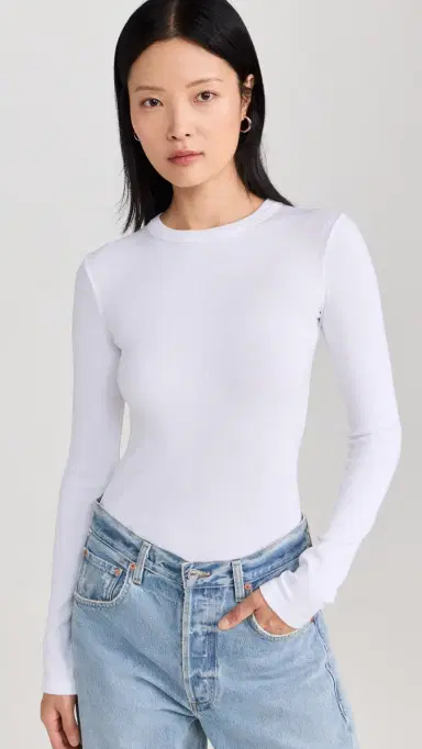 Cotton Citizen Verona Crew Shirt White | Thumbnail 2 Cotton Citizen Verona Crew Shirt White | Thumbnail 2