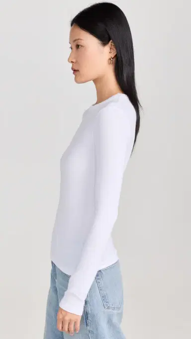 Cotton Citizen Verona Crew Shirt White | Thumbnail 4 Cotton Citizen Verona Crew Shirt White | Thumbnail 4