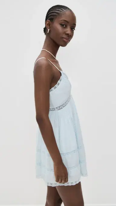 LoveShackFancy Docila Dress Blue | Thumbnail 4 LoveShackFancy Docila Dress Blue | Thumbnail 4