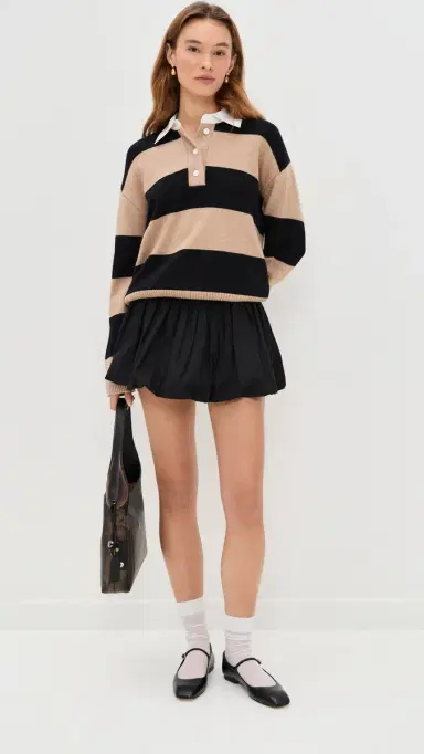 LE BOP Zoe Bubble Skirt Black | Thumbnail 5 LE BOP Zoe Bubble Skirt Black | Thumbnail 5