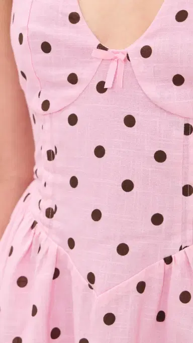 Seven Wonders Calianna Halter idi Dress usk/Choc Polka | Thumbnail 6 Seven Wonders Calianna Halter idi Dress usk/Choc Polka | Thumbnail 6