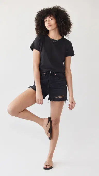 RE/DONE The Classic Tee Washed Black | Thumbnail 5 RE/DONE The Classic Tee Washed Black | Thumbnail 5