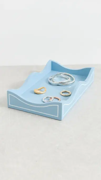 Weezie Lacquer Tray Hydrangea Blue One Size | Thumbnail 3 Weezie Lacquer Tray Hydrangea Blue One Size | Thumbnail 3
