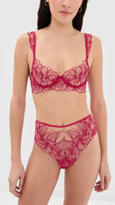 Bluebella Amarosa Wired Bra Virtual Pink/Sheer | Thumbnail 5 Bluebella Amarosa Wired Bra Virtual Pink/Sheer | Thumbnail 5