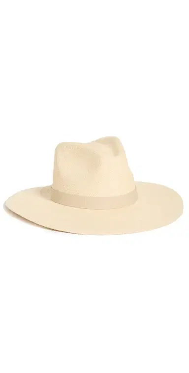 Brixton Harper Panama Straw Hat Catalina Sand | Thumbnail 1 Brixton Harper Panama Straw Hat Catalina Sand | Thumbnail 1