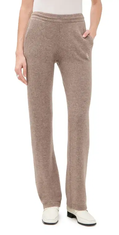 Sporty & Rich SRC Cashmere Trousers Tapioca | Thumbnail 1 Sporty & Rich SRC Cashmere Trousers Tapioca | Thumbnail 1