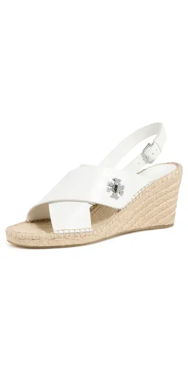Tory Burch Turnlock Wedge Espadrilles Bianco Laredo 9 | Thumbnail 1 Tory Burch Turnlock Wedge Espadrilles Bianco Laredo 9 | Thumbnail 1