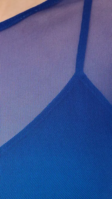 Never Fully Dressed Ski Slopes Mesh Top Blue | Thumbnail 6 Never Fully Dressed Ski Slopes Mesh Top Blue | Thumbnail 6