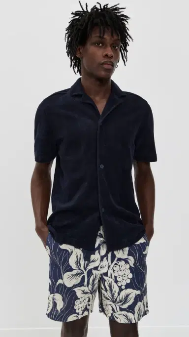 Orlebar Brown Howell Shirt Night Iris | Thumbnail 2 Orlebar Brown Howell Shirt Night Iris | Thumbnail 2