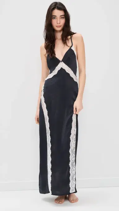 Free People Some Kind of ove Maxi Slip Black Combo | Thumbnail 3 Free People Some Kind of ove Maxi Slip Black Combo | Thumbnail 3