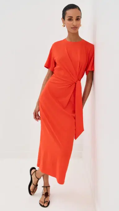 LE BOP Gwen Dress Tomato S | Thumbnail 2 LE BOP Gwen Dress Tomato S | Thumbnail 2