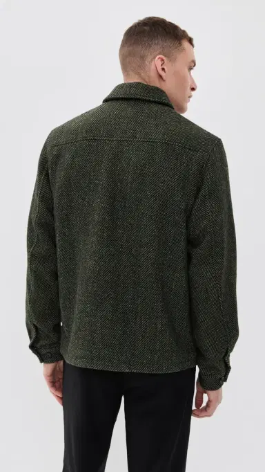 Les Deux Marseille Herringbone Wool Jacket Duffel Bag | Thumbnail 3 Les Deux Marseille Herringbone Wool Jacket Duffel Bag | Thumbnail 3