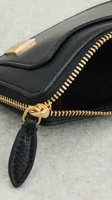 Stella McCartney Ryder Zip Card Holder Black One Size | Thumbnail 5 Stella McCartney Ryder Zip Card Holder Black One Size | Thumbnail 5