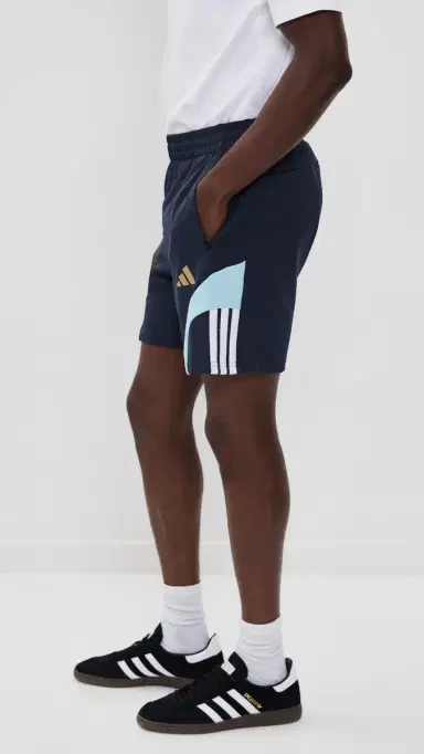 adidas House of Tiro Nations Track Shorts 7 Night Navy/Ice Blue/White Blue | Thumbnail 4 adidas House of Tiro Nations Track Shorts 7 Night Navy/Ice Blue/White Blue | Thumbnail 4