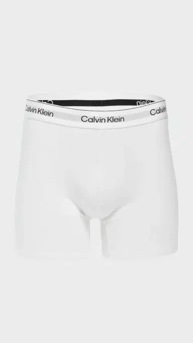 Calvin Klein Underwear Icon Cotton Stretch Boxer Briefs 3 Pack White | Thumbnail 3 Calvin Klein Underwear Icon Cotton Stretch Boxer Briefs 3 Pack White | Thumbnail 3