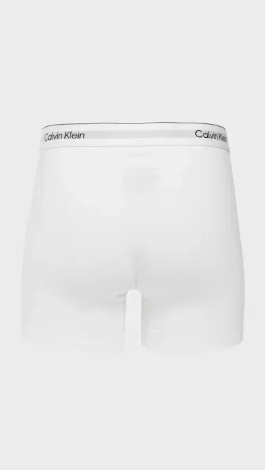 Calvin Klein Underwear Icon Cotton Stretch Boxer Briefs 3 Pack White | Thumbnail 4 Calvin Klein Underwear Icon Cotton Stretch Boxer Briefs 3 Pack White | Thumbnail 4