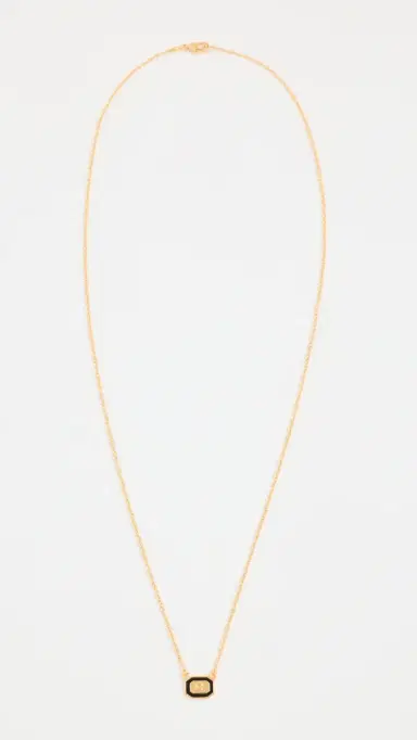 Gwen Beloti Initial Gold Block Pendant Necklace C | Thumbnail 6 Gwen Beloti Initial Gold Block Pendant Necklace C | Thumbnail 6