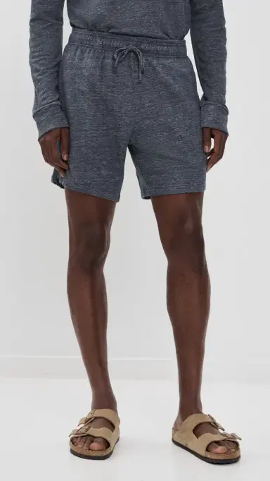 Onia Terry Linen Shorts 6 Washed Navy | Thumbnail 2 Onia Terry Linen Shorts 6 Washed Navy | Thumbnail 2