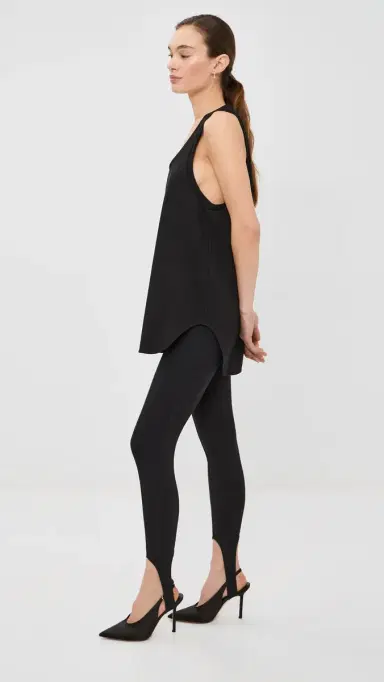 WARDROBE.NYC WARDROBE. NYC Oversize Mini Tank Black | Thumbnail 4 WARDROBE.NYC WARDROBE. NYC Oversize Mini Tank Black | Thumbnail 4