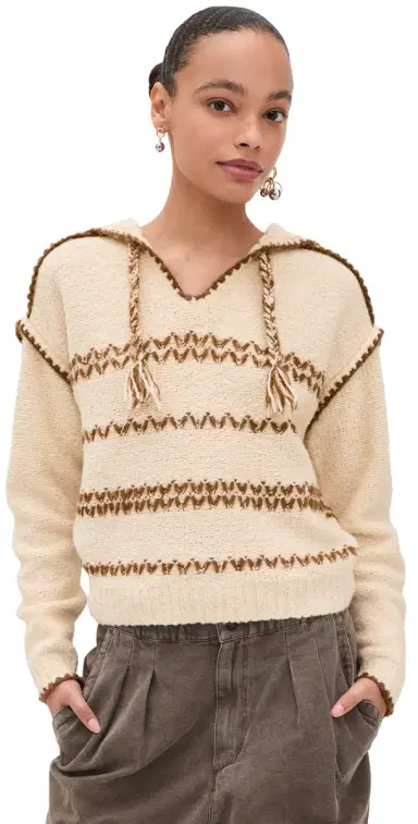 Isabel Marant Étoile Romera Sweater Ecru/Bronze | Thumbnail 1 Isabel Marant Étoile Romera Sweater Ecru/Bronze | Thumbnail 1