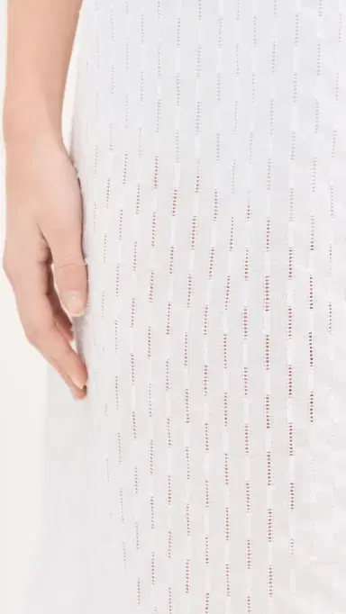 LE BOP Skylar Eyelet Maxi Dress White | Thumbnail 6 LE BOP Skylar Eyelet Maxi Dress White | Thumbnail 6