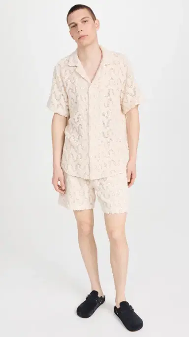 OAS Atlas Cuba Crochet Shirt Off White | Thumbnail 6 OAS Atlas Cuba Crochet Shirt Off White | Thumbnail 6