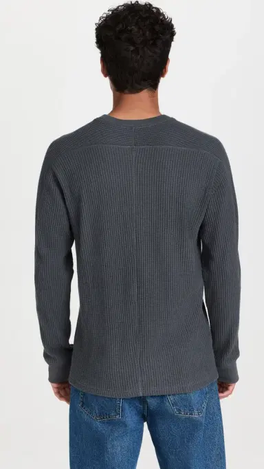 RAILS Wade Waffle Thermal Long Sleeve Tee Ink | Thumbnail 3 RAILS Wade Waffle Thermal Long Sleeve Tee Ink | Thumbnail 3