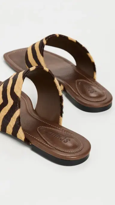 Schutz Martha Flats Natural/Pecan Brown | Thumbnail 4 Schutz Martha Flats Natural/Pecan Brown | Thumbnail 4