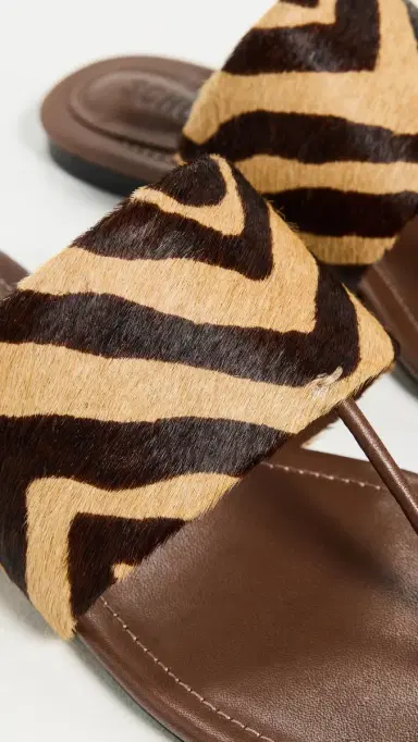 Schutz Martha Flats Natural/Pecan Brown | Thumbnail 6 Schutz Martha Flats Natural/Pecan Brown | Thumbnail 6