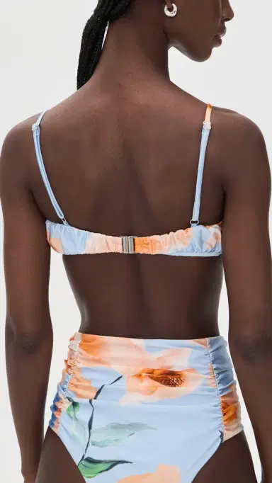 MINKPINK Sunspell Ruched Bikini Top Watercolor Floral L | Thumbnail 3 MINKPINK Sunspell Ruched Bikini Top Watercolor Floral L | Thumbnail 3