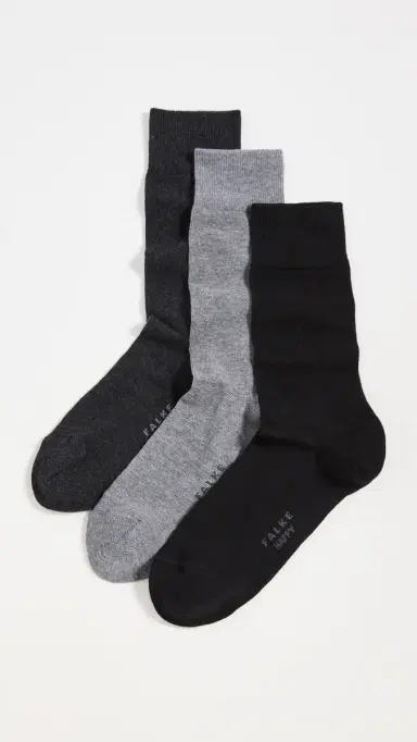 FALKE Happy Crew Socks 3 Pack Assorted 39-42 | Thumbnail 2 FALKE Happy Crew Socks 3 Pack Assorted 39-42 | Thumbnail 2