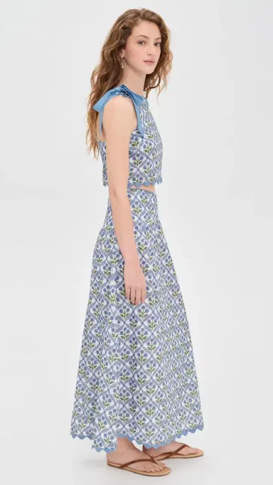 Saylor Marleigh Top and kirt et Cornflower | Thumbnail 4 Saylor Marleigh Top and kirt et Cornflower | Thumbnail 4