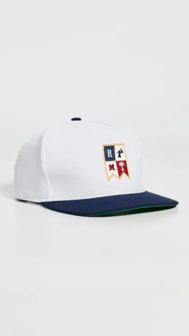 Rhude Harbor Crest Cap White/Navy One Size | Thumbnail 2 Rhude Harbor Crest Cap White/Navy One Size | Thumbnail 2