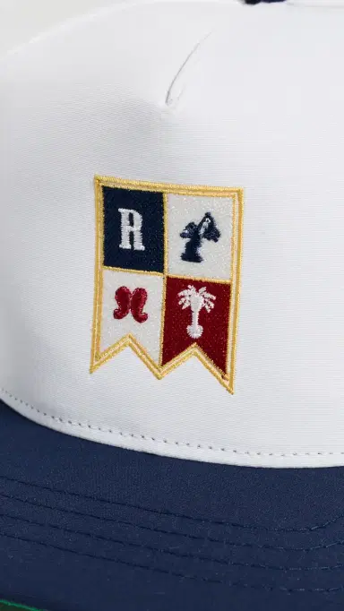 Rhude Harbor Crest Cap White/Navy One Size | Thumbnail 4 Rhude Harbor Crest Cap White/Navy One Size | Thumbnail 4
