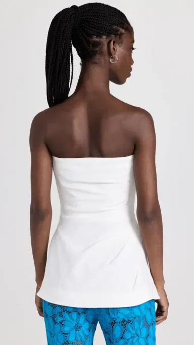 Proenza Schouler Matte Viscose Crepe Strapless Top | Thumbnail 3 Proenza Schouler Matte Viscose Crepe Strapless Top | Thumbnail 3