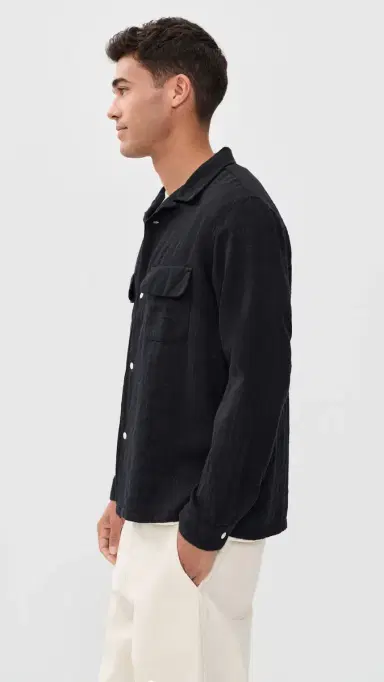 Knickerbocker Penny Loom Shirt Black Black | Thumbnail 4 Knickerbocker Penny Loom Shirt Black Black | Thumbnail 4
